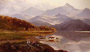 Photo of "A LAKESIDE GATHERING" by HENRY JOHN BODDINGTON