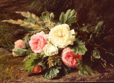 Photo of "A STUDY OF ROSES" by GERARDINA JACOBA VAN DE BAKHUYZEN