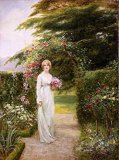 Photo of "IN THE ROSE GARDEN" by HENRY JOHN YEEND KING