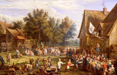 Photo of "A VILLAGE FEAST" by CONSTANTIN FIDELE COENE