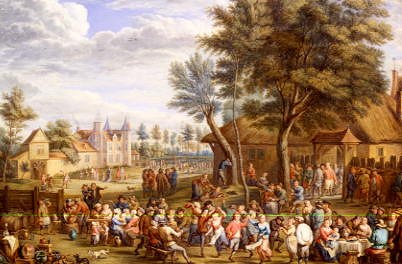 Photo of "A VILLAGE DANCE" by CONSTANTIN FIDELE COENE