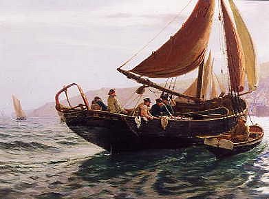 Photo of "THE TRAWLER" by CHARLES NAPIER HEMY