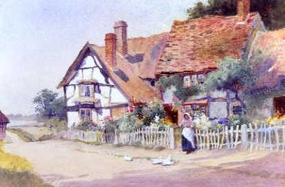 Photo of "THE VILLAGE STREET" by ARTHUR CLAUDE (CHECK COP STRACHAN
