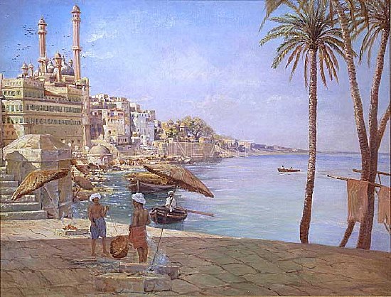 Photo of "A VIEW OF BENARES" by HOLGER HVITFELDT JERICHAU