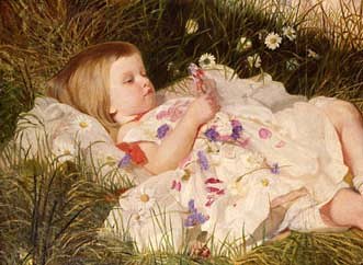 Photo of "PICKING POSIES" by SIR WILLIAM BLAKE RICHMOND