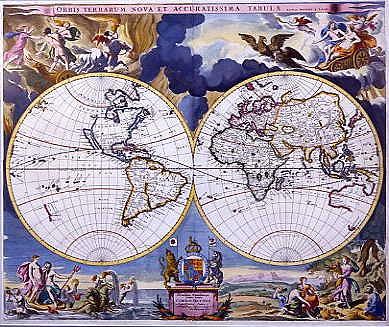 Photo of "ORBIS TERRARUM NOVA ET ACCURATISSIMA TABULA" by JOHANNE A LOON