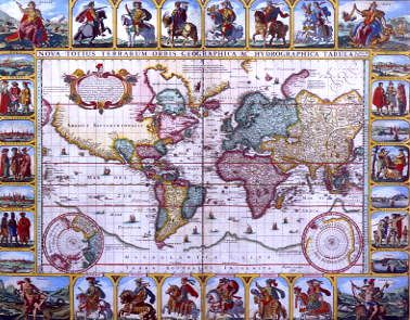 Photo of "NOVA TOTIUS TERRARUM ORBIS GEOGRAPHICA ET HYDROGRAPHICA" by N.I. PISCATOR