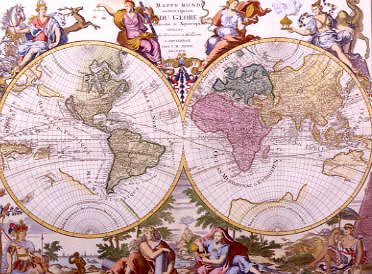 Photo of "MAPPE MONDE. 1792" by I.B ELWE