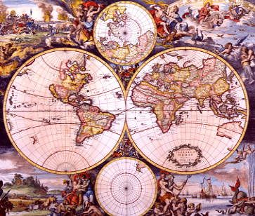 Photo of "NOVA TOTIUS TERRARUM ORBIS TABULA" by F. DE WIT