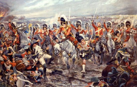 Photo of "SCOTLAND YET - ON TO VICTORY (WATERLOO)" by RICHARD CATON WOODVILLE