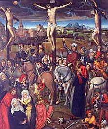 Photo of "THE CRUCIFIXION (CHROMOLITHOGRAPH AFTER)" by HANS (ACTIVE 1465-1494) MEMLINC