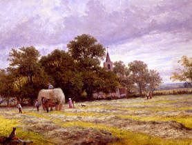 Photo of "HAYMAKING" by BENJAMIN WILLIAMS LEADER