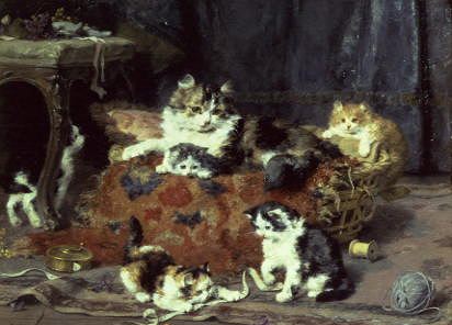 Photo of "LES CHATS MECHANTS" by CHARLES VAN DEN EYCKEN