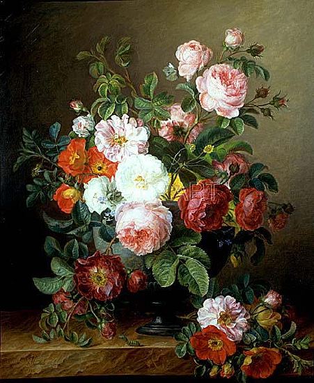 Photo of "A STILL LIFE OF ROSES" by MELANIE DE (ACTIVE 1816- COMOLERA