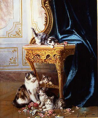 Photo of "LA SOTTISE DES CHATONS" by JULES LEROY
