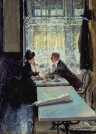 Photo of "LES AMOUREUX AU CAFE" by GOTTARDT-JOHANN KUEHL