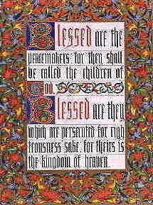 Photo of "BLESSED ARE THE PEACEMAKERS - ILLUMINATION" by CHARLES (ACTIVE 1844-186 ROLT