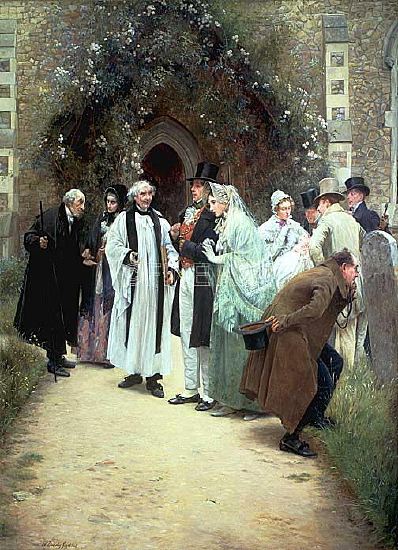 Photo of "THE CHRISTENING" by WALTER DENDY SADLER