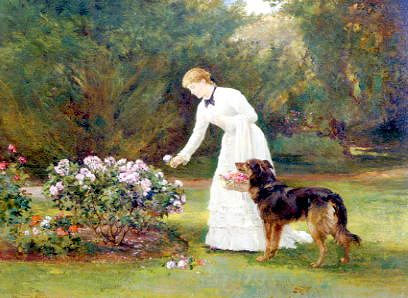 Photo of "IN THE ROSE GARDEN" by HEYWOOD HARDY