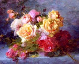 Photo of "PINK AND YELLOW ROSES" by ANDRE PERRACHON