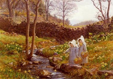 Photo of "DAFFODILS" by WILLIAM GERSHOM COLLINGWOOD