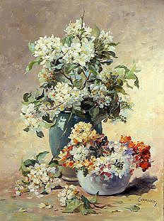 Photo of "A VASE OF SPRING BLOSSOM" by EDMOND COPPENOLLE