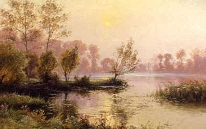 Photo of "AU BORD DU LAC" by ALBERT GABRIEL RIGOLOT