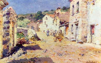 Photo of "LE VILLAGE EN SOLEIL" by JULIEN GUSTAVE CAGLIARDINI