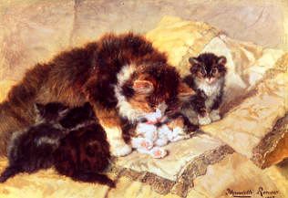 Photo of "LES QUATRE CHATONS" by HENRIETTE RONNER- KNIP