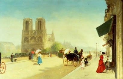 Photo of "UN JOUR EN ETE, PRES DE NOTRE DAME" by EMILE FRIANT