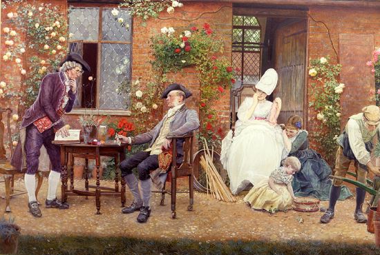 Photo of "THE RIVAL FLORISTS" by EDWARD KILLINGWORTH JOHNSON