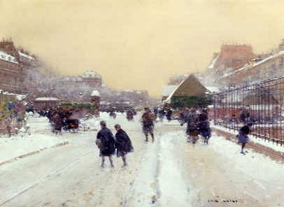 Photo of "PARIS SOUS LA NEIGE" by LUIGI LOIR