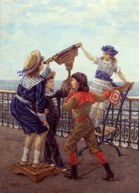 Photo of "CHILDREN AT THE SEASIDE" by EMIL LOWENTHAL