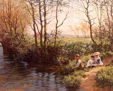 Photo of "FISHING FOR STICKLEBACK" by GUNNING (REVIVED COPYRIG KING