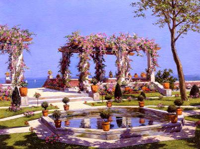 Photo of "PERGOLA EN BORD DE MER" by PAULINE DELACROIX- GARNIER