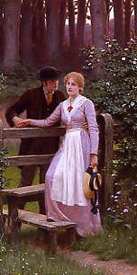 Photo of "A SECRET RENDEZVOUS" by EDMUND BLAIR LEIGHTON