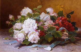 Photo of "LE BOUQUET DE ROSES" by EUGENE HENRI CAUCHOIS