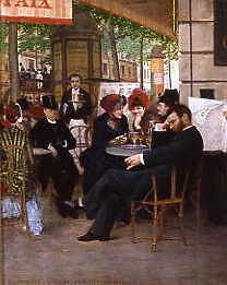 Photo of "AU CAFE DE LA PAIX" by GEORGES CROEGAERT