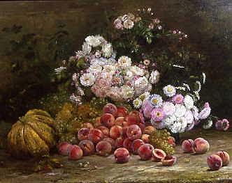 Photo of "SUMMER FLOWERS AND FRUIT" by ALBERT-TIBULLE FURCY DE LAVAULT