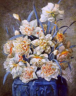 Photo of "STILL LIFE OF SPRING FLOWERS" by LOUIS JOHN (AMERICAN ART RHEAD