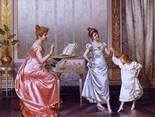 Photo of "THE DANCING LESSON" by VITTORIO REGGIANINI