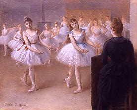 Photo of "THE DANCE LESSON" by PIERRE CARRIER- BELLEUSE