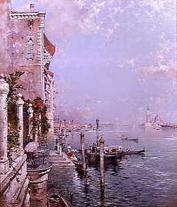 Photo of "LOOKING TOWARDS SAN GIORGIO MAGGIORE, GRAND CANAL, VENICE" by FRANZ RICHARD UNTERBERGER