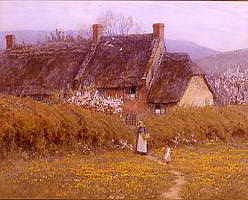 Photo of "SPRINGTIME, A FIELD OF BUTTERCUPS, BRIDPORT, DORSET" by HELEN ALLINGHAM