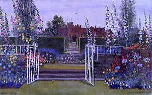 Photo of "THE GARDEN AT SAIGHTON GRANGE, CHESHIRE, ENGLAND" by EDWARD CLIFFORD