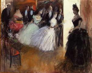 Photo of "LE BAL." by JEAN-LOUIS FORAIN