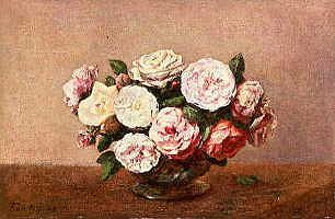 Photo of "BOL DE ROSES" by HENRI FANTIN- LATOUR