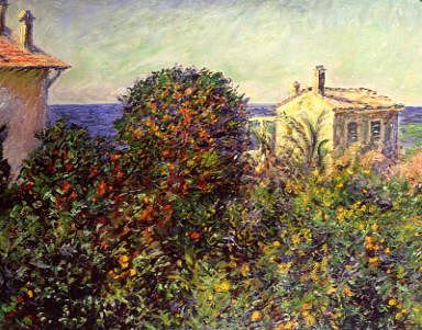 Photo of "BORDIGHERA, LA MAISON DU JARDINIER, 1884." by CLAUDE (COPYRIGHT END 20 MONET