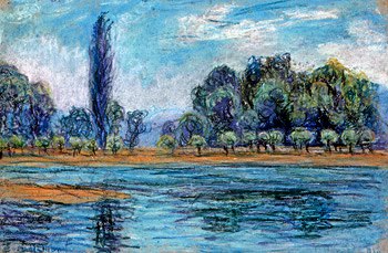 Photo of "NEAR ARGENTEUIL, RIVER SEINE, FRANCE" by CLAUDE MONET