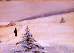 Photo of "WINTER LANDSCAPE" by EMIL ORLIK